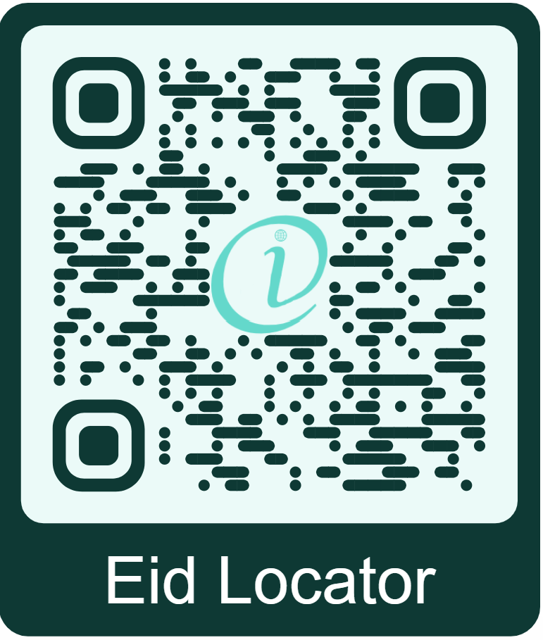 QR code for Eid Locator website